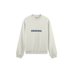 Original Oversize Sweatshirt — Beyaz — ön görünüm