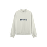 Original Oversize Sweatshirt — Beyaz — ön görünüm