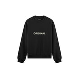 Original Oversize Sweatshirt — Siyah — ön görünüm