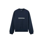 Original Oversize Sweatshirt — Lacivert — ön görünüm