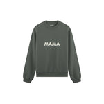 Mama Oversize Sweatshirt — Antrasit — ön görünüm
