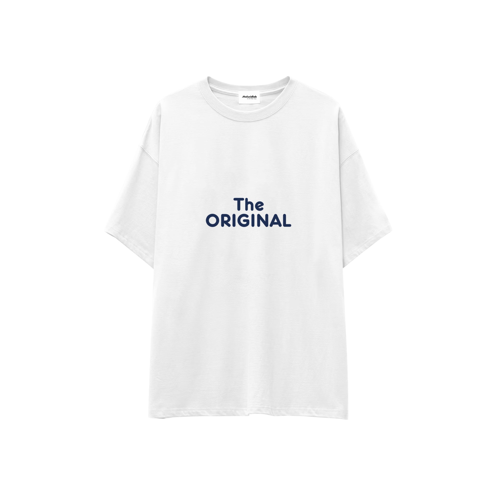 The Original Oversize Tişört — Beyaz — ön görünüm