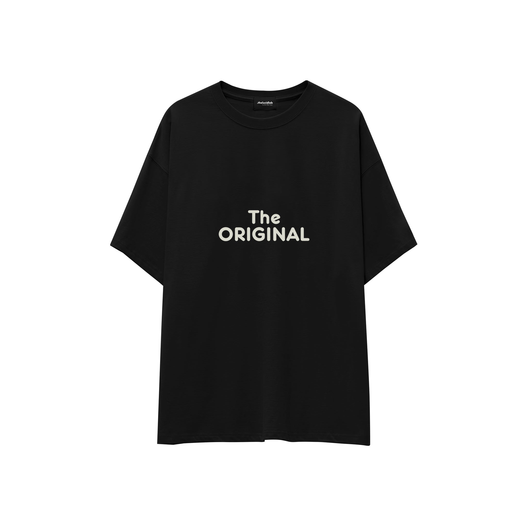 The Original Oversize Tişört — Siyah — ön görünüm