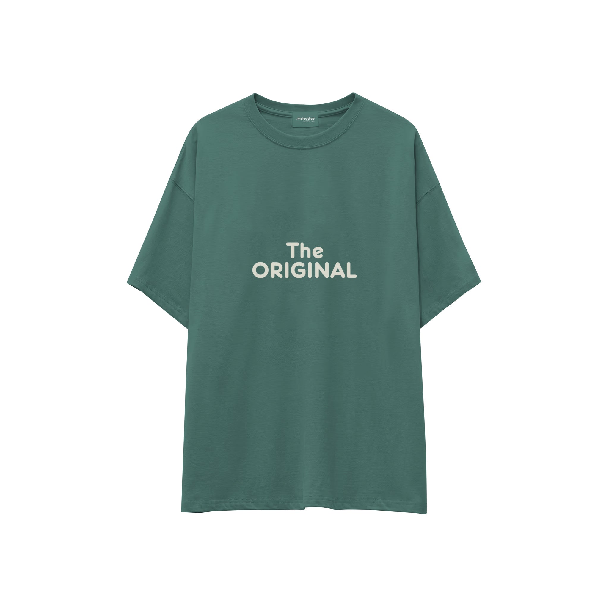 The Original Oversize Tişört — Yeşil — ön görünüm