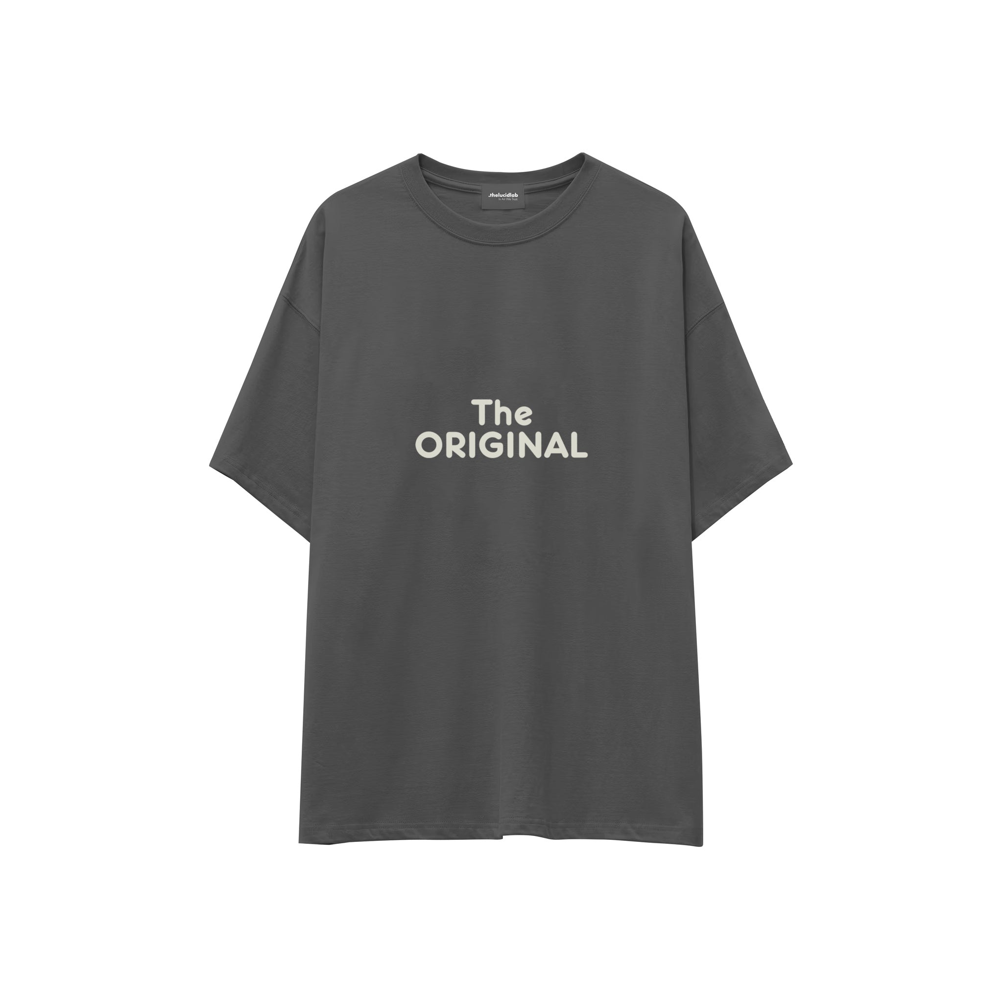 The Original Oversize Tişört — Antrasit — ön görünüm