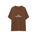 The Original Oversize Tişört — Kahverengi — ön görünüm