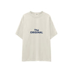 The Original Oversize Tişört — Ekru — ön görünüm