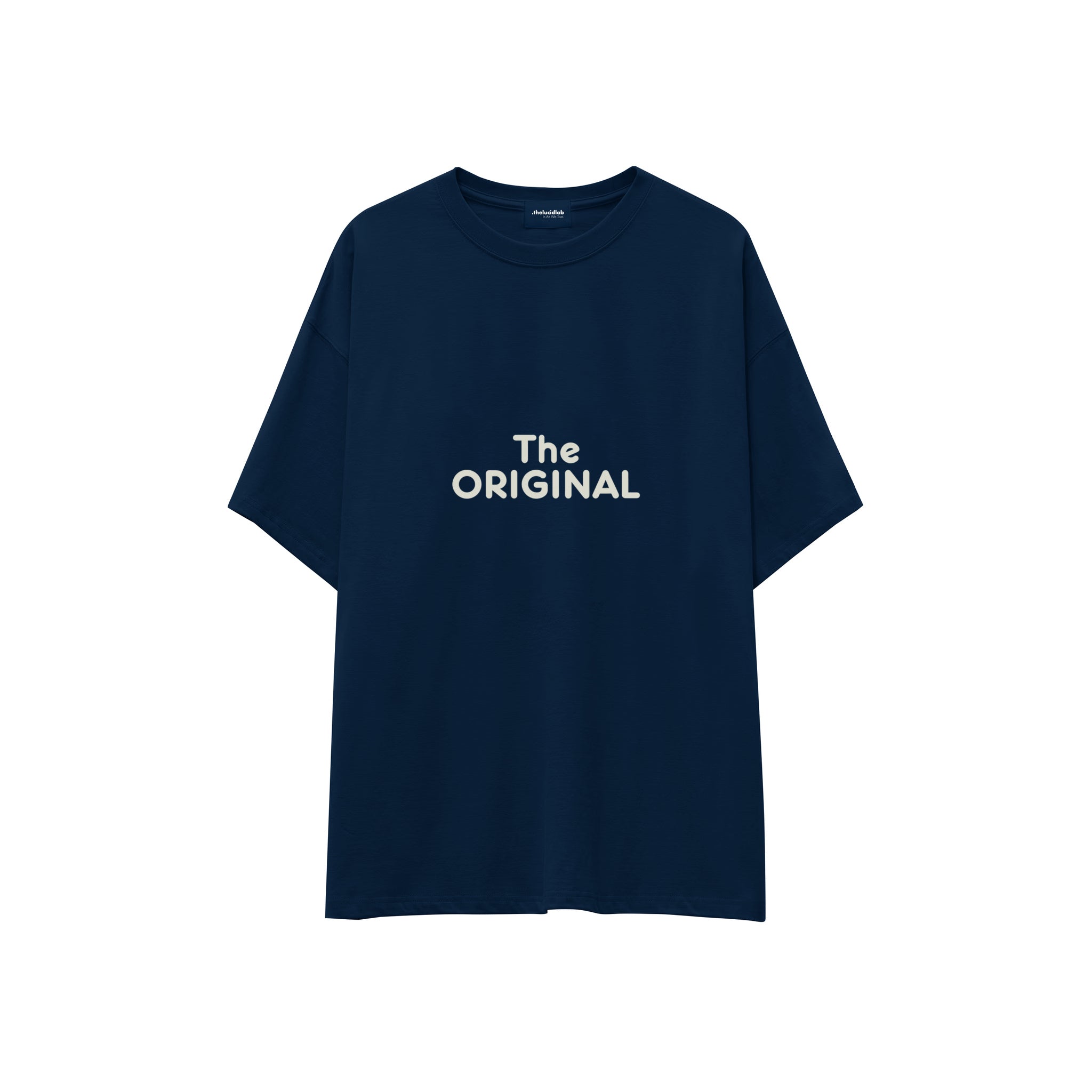 The Original Oversize Tişört — Lacivert — ön görünüm