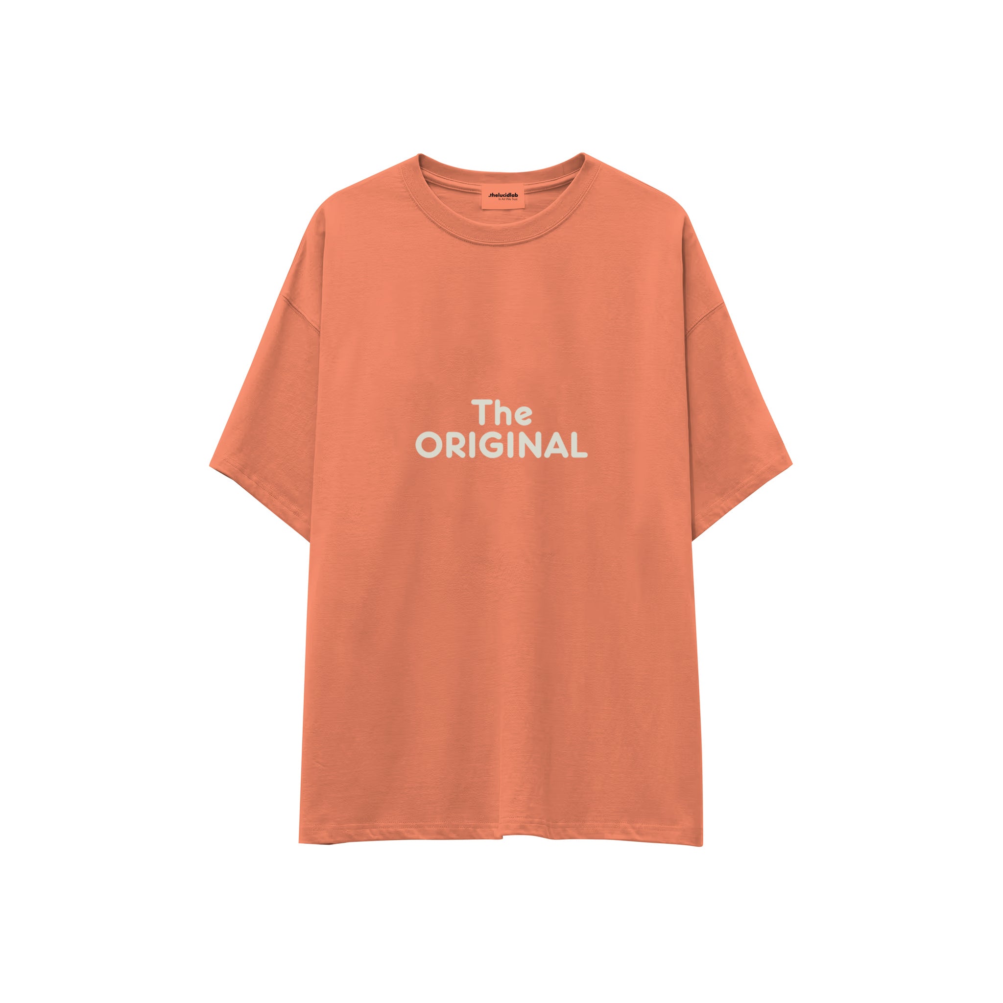 The Original Oversize Tişört — Somon — ön görünüm