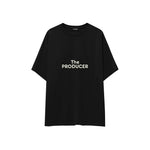 The Producer Oversize Tişört — Siyah — ön görünüm