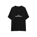 The Producer Oversize Tişört — Siyah — ön görünüm