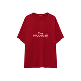 The Producer Oversize Tişört — Kırmızı — ön görünüm