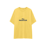 The Producer Oversize Tişört — Sarı — ön görünüm