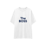 The Boss Oversize Tişört — Beyaz — ön görünüm