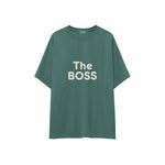 The Boss Oversize Tişört — Yeşil — ön görünüm