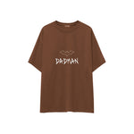 Dadman Oversize Tişört — Kahverengi — ön görünüm