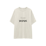 Dadman Oversize Tişört — Ekru — ön görünüm