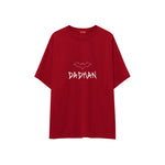 Dadman Oversize Tişört — Kırmızı — ön görünüm