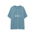 Dadman Oversize Tişört — Çelik Mavi — ön görünüm