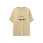 Dadman Oversize Tişört — Krem — ön görünüm