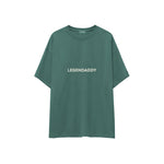 Legendaddy Oversize Tişört — Yeşil — ön görünüm