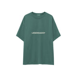 Legendaddy Oversize Tişört — Yeşil — ön görünüm
