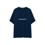 Legendaddy Oversize Tişört — Lacivert — ön görünüm