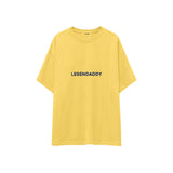 Legendaddy Oversize Tişört — Sarı — ön görünüm