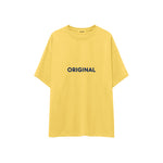 Original Oversize Tişört — Sarı — ön görünüm