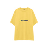Original Oversize Tişört — Sarı — ön görünüm