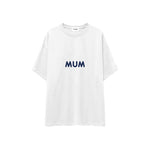 Mum Oversize Tişört — Beyaz — ön görünüm