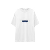 Mum Oversize Tişört — Beyaz — ön görünüm