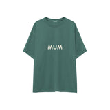 Mum Oversize Tişört — Yeşil — ön görünüm