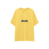 Mum Oversize Tişört — Sarı — ön görünüm