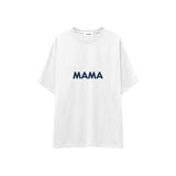 Mama Oversize Tişört — Beyaz — ön görünüm