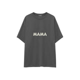 Mama Oversize Tişört — Antrasit — ön görünüm