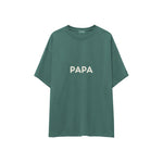 Papa Oversize Tişört — Yeşil — ön görünüm
