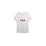 Mom Tişört — Beyaz — ön görünüm