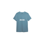 Mom Tişört — Çelik Mavi — ön görünüm