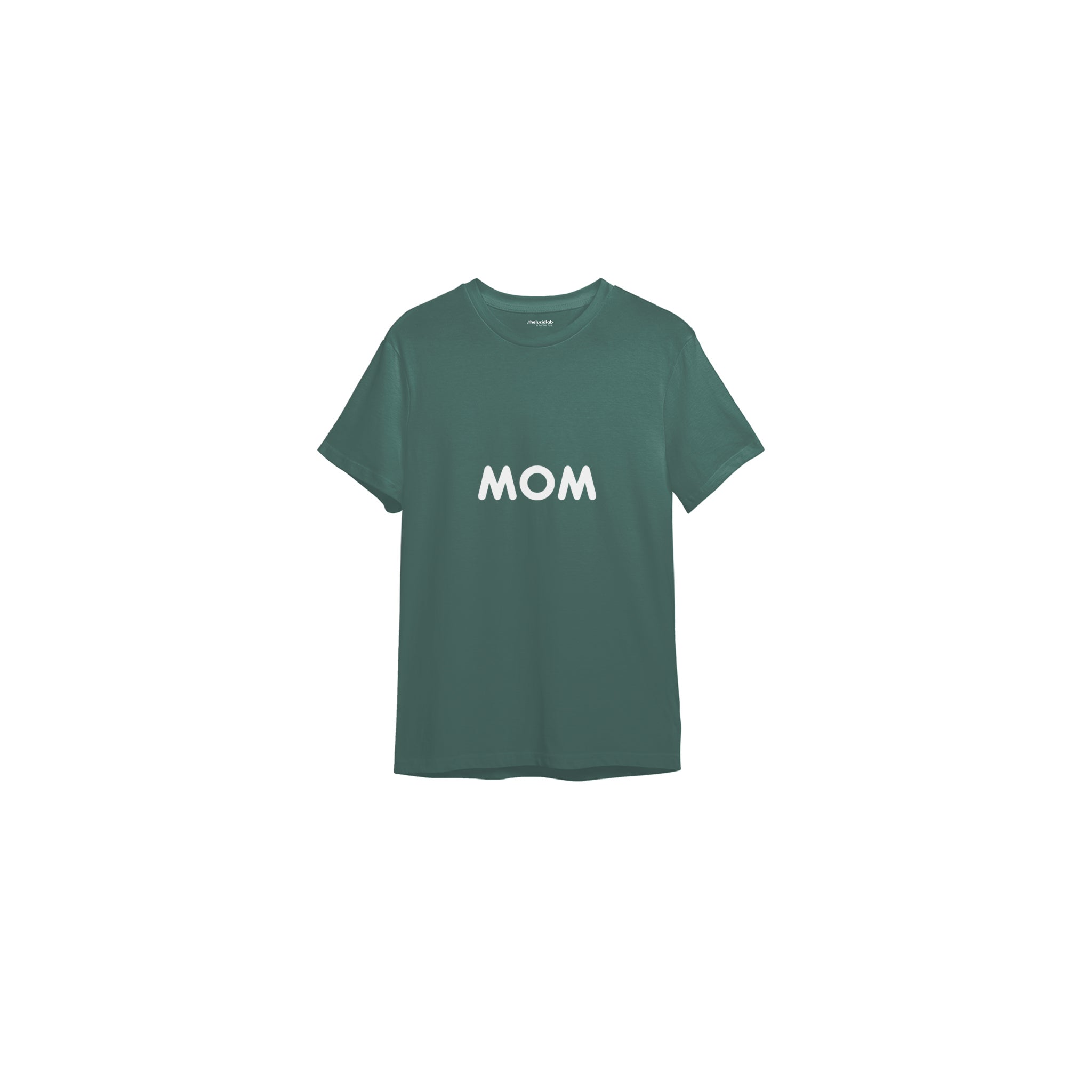 Mom Tişört — Yeşil — ön görünüm