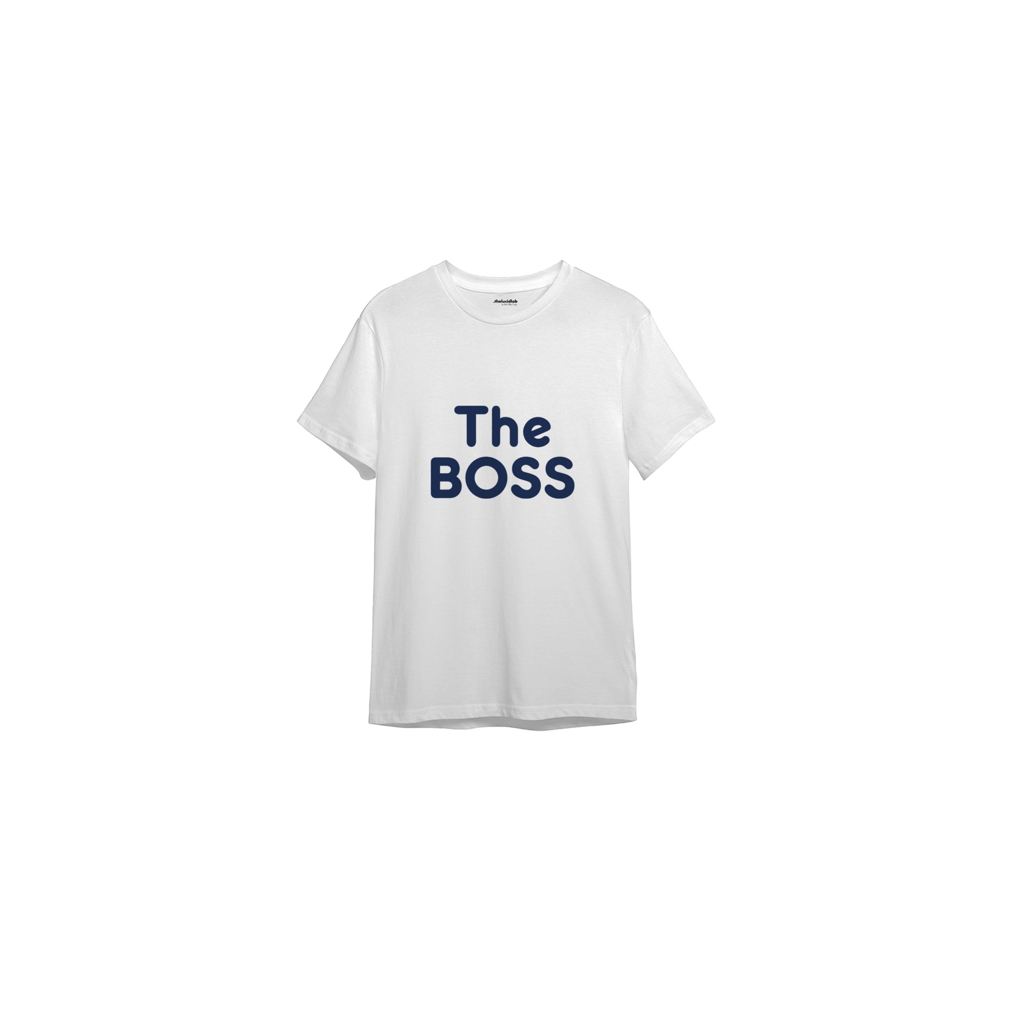 The Boss Tişört — Beyaz — ön görünüm