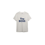 The Boss Tişört — Ekru — ön görünüm