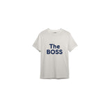 The Boss Tişört — Ekru — ön görünüm