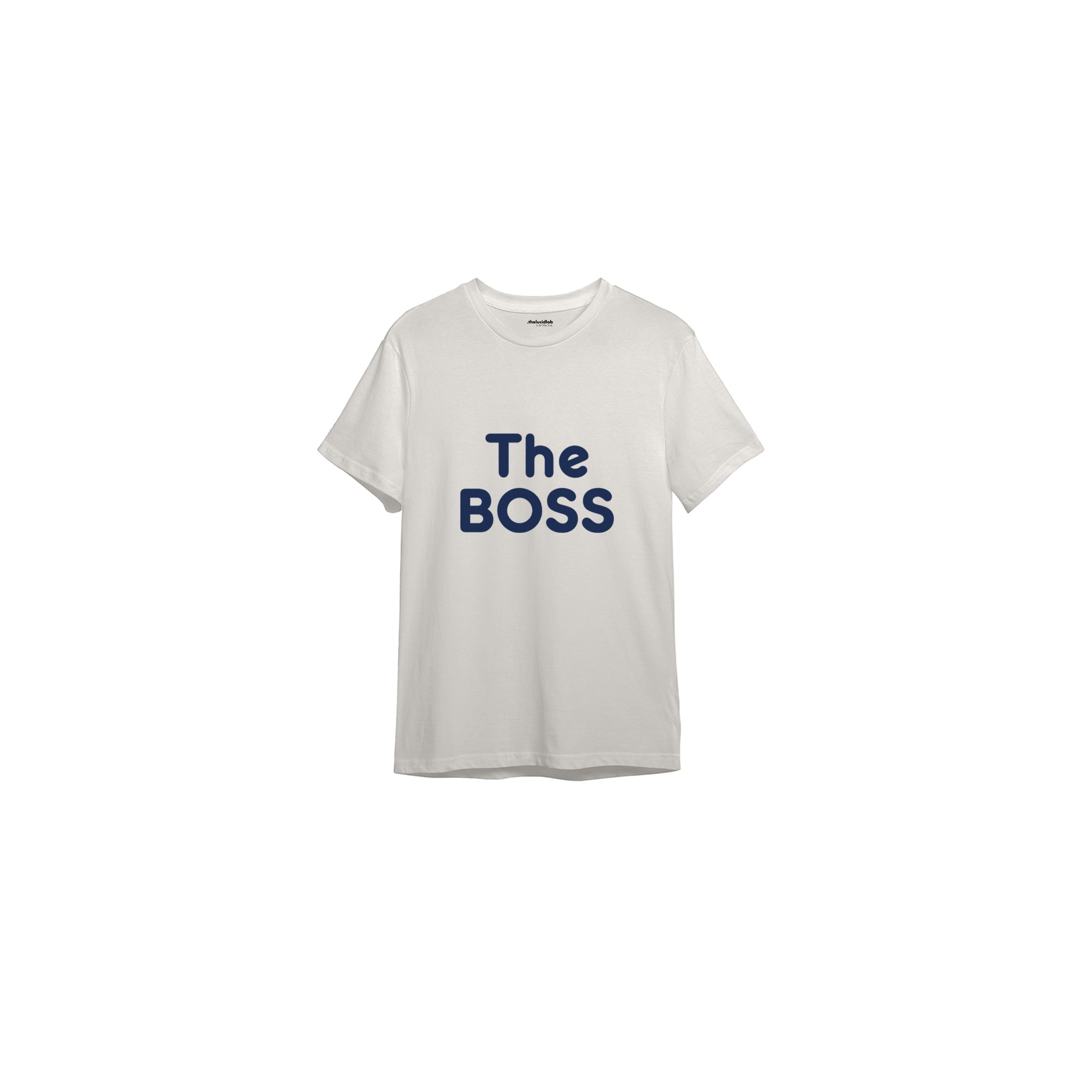 The Boss Tişört — Ekru — ön görünüm