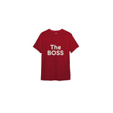 The Boss Tişört — Kırmızı — ön görünüm