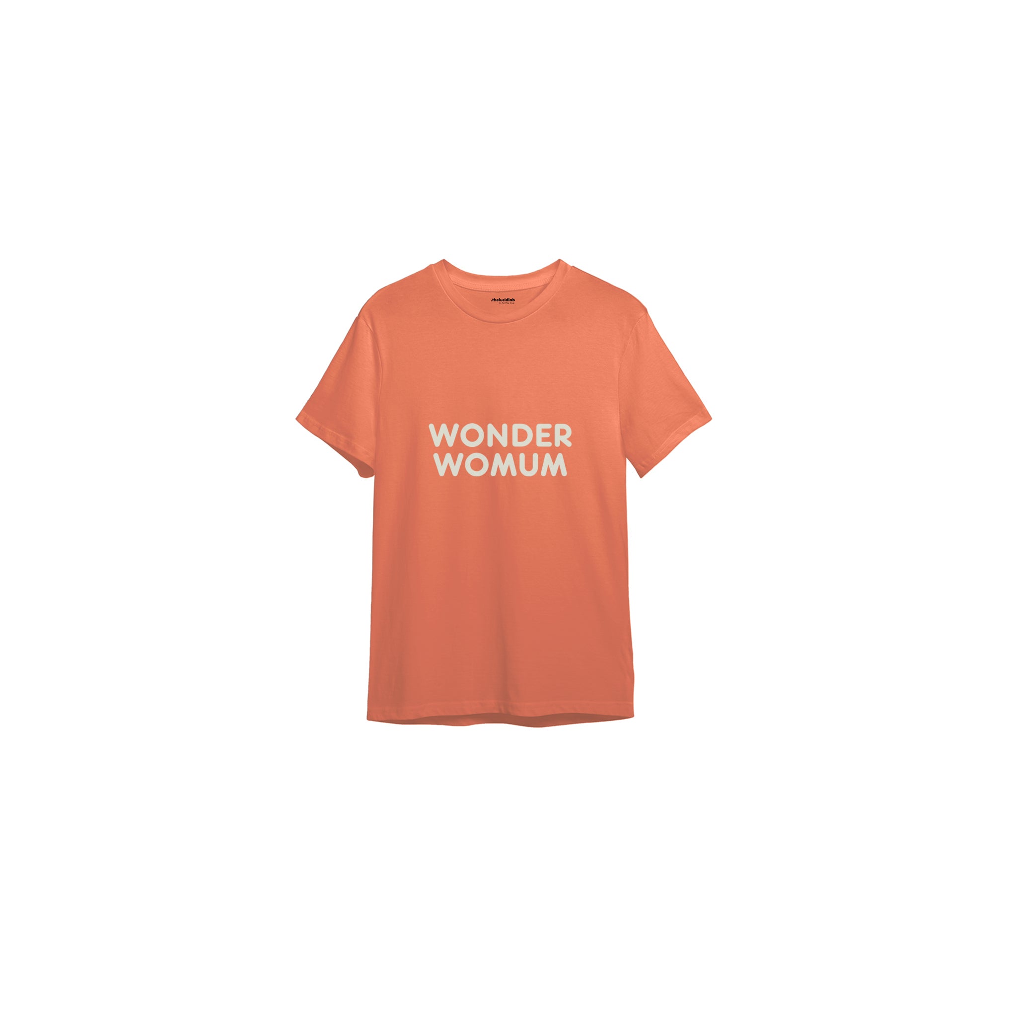Wonderwomum Tişört — Somon — ön görünüm