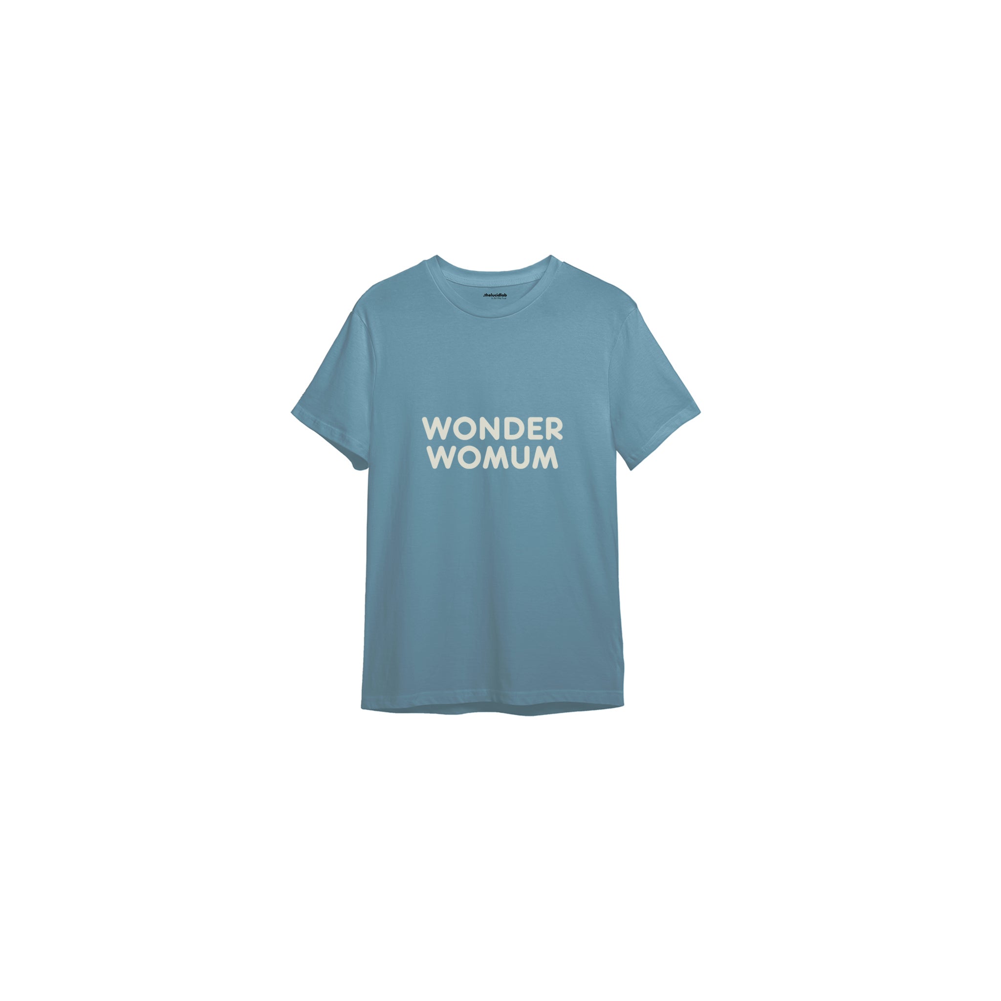 Wonderwomum Tişört — Çelik Mavi — ön görünüm