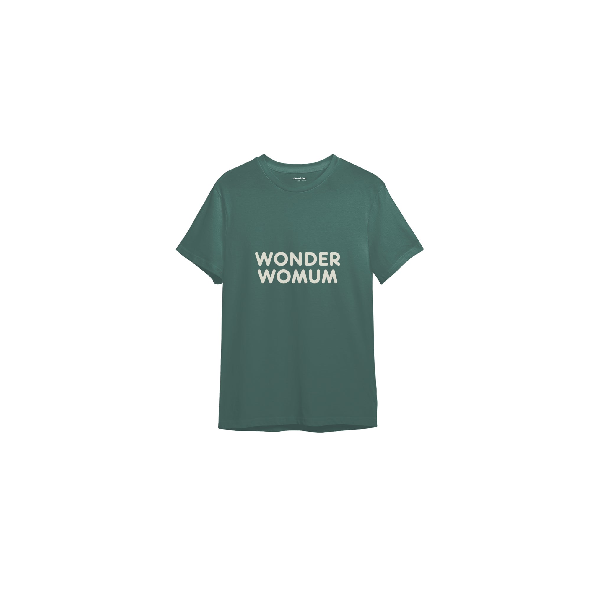 Wonderwomum Tişört — Yeşil — ön görünüm