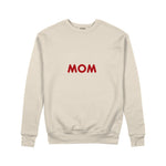 Mom Sweatshirt — Bej — ön görünüm