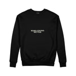 Mama Knows Better Sweatshirt — Siyah — ön görünüm